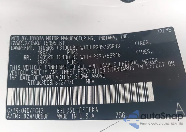 5TDJK3DC8FS127170: 42413139