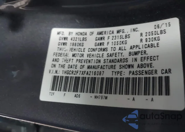 1HGCR2F7XFA216087: 42413175