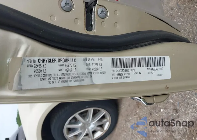 2C3CK3CV8AH210878: 42413286