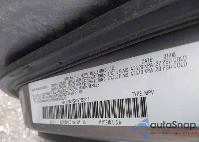 4S4BP62C987352717: 42413354