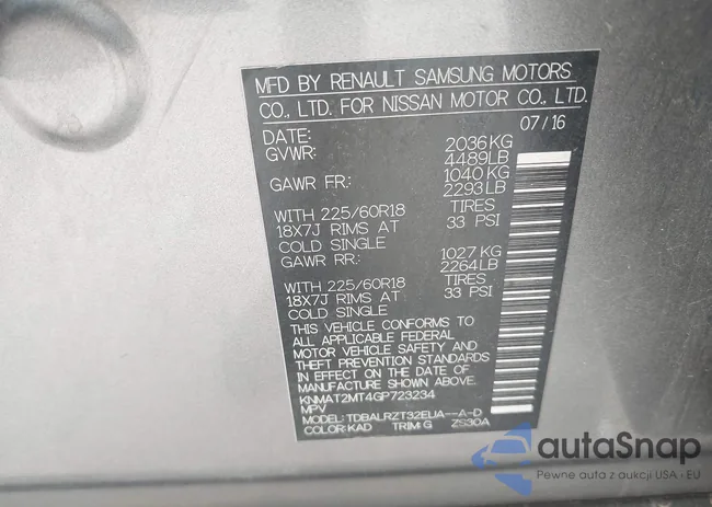 KNMAT2MT4GP723234: 42413415