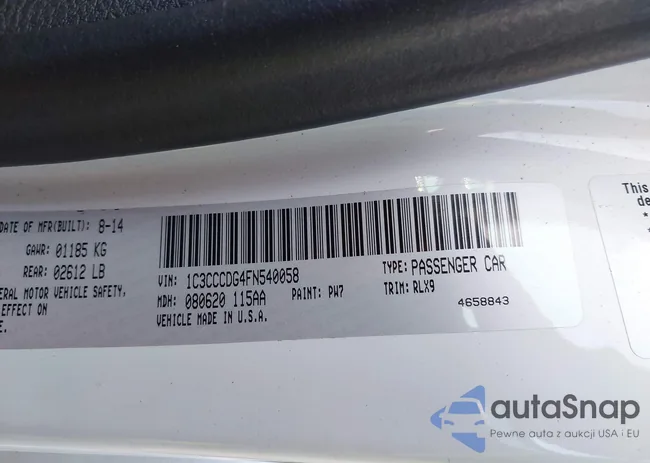 1C3CCCDG4FN540058: 42412693