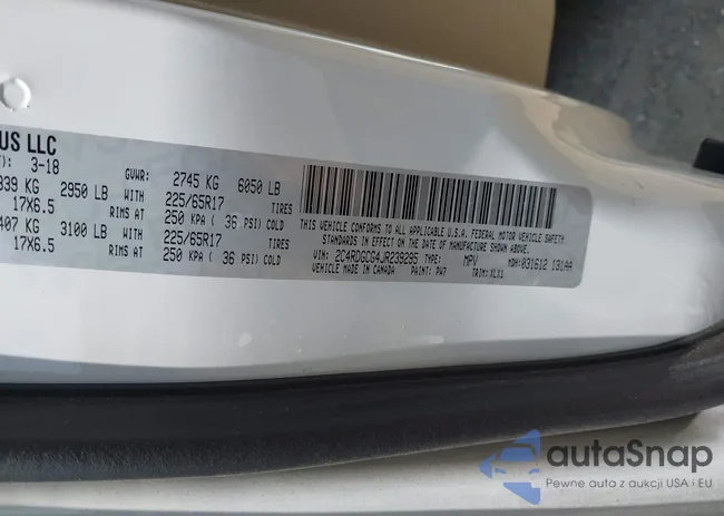 2C4RDGCG4JR239295: 42412766