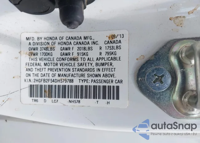 2HGFB2F54DH579788: 42412816