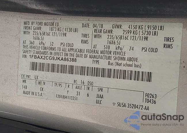 1FBAX2CG9JKA86388: 42414092