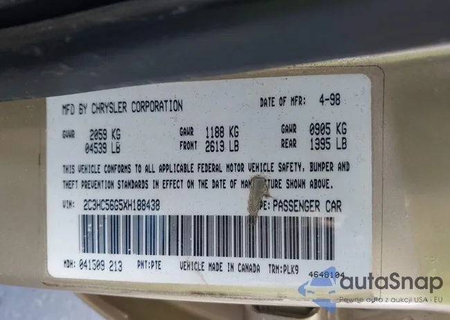 2C3HC56G5XH188438: 42414384