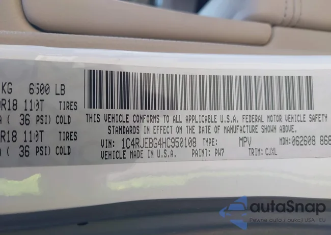 1C4RJEBG4HC950108: 42413614