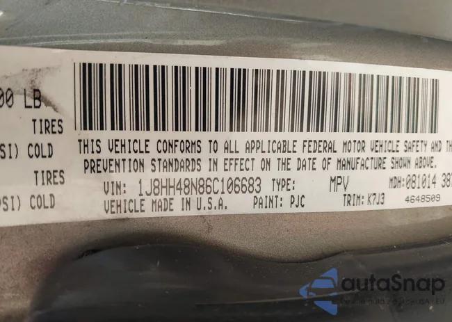 1J8HH48N86C106683: 42413617