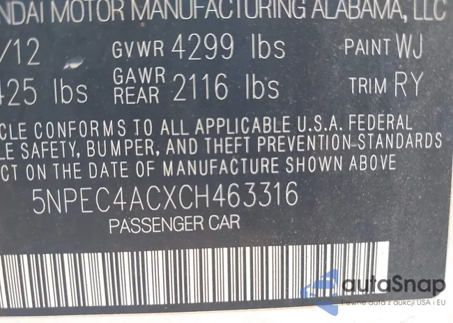 5NPEC4ACXCH463316: 42413635