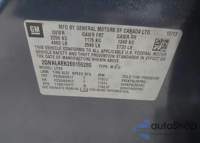 2GNALAEK2E6155280: 42414856