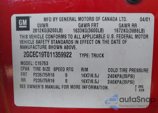 2GCEC19T011359922: 42414913