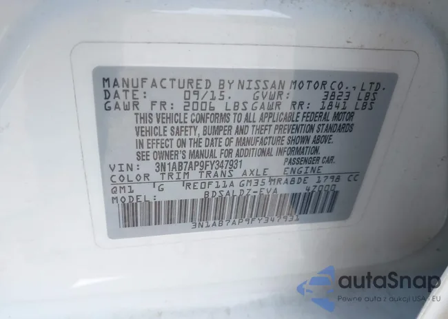 3N1AB7AP9FY347931: 42414945