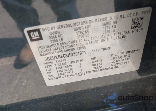 3GCUKREC3HG301971: 42415191