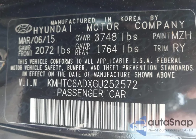 KMHTC6ADXGU252572: 42415289