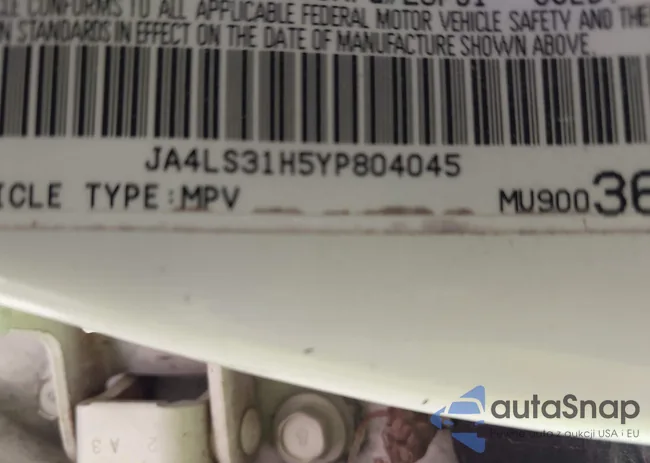 JA4LS31H5YP804045: 42415428