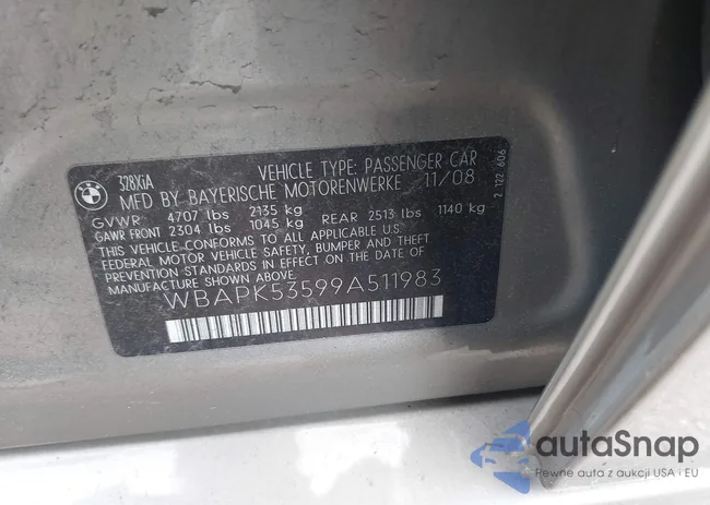 WBAPK53599A511983: 42414508