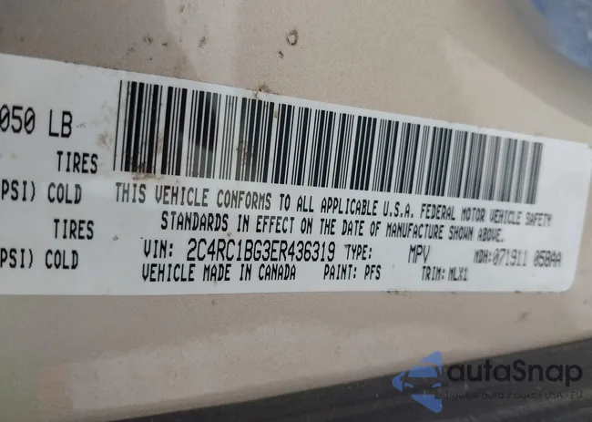 2C4RC1BG3ER436319: 42415949