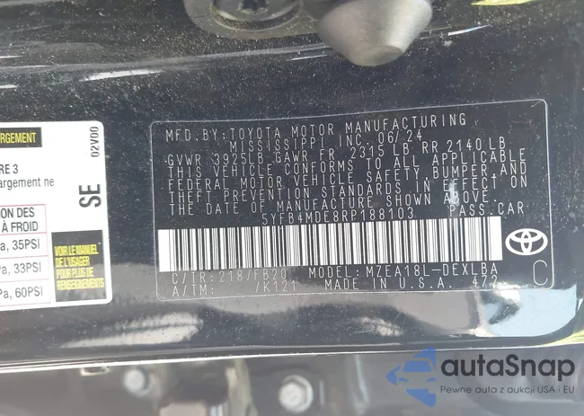 5YFB4MDE8RP188103: 42416138