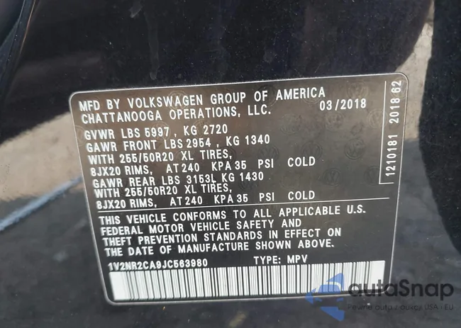 1V2NR2CA9JC563980: 42416398