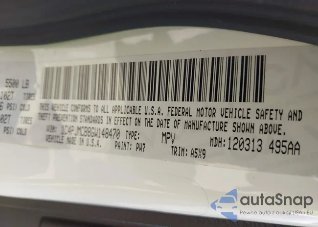 1C4PJMCB8GW148470: 42415483