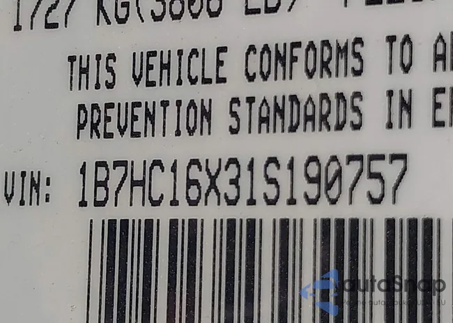 1B7HC16X31S190757: 42415791