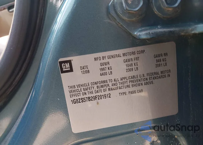 1G8ZS57B29F201912: 42415799