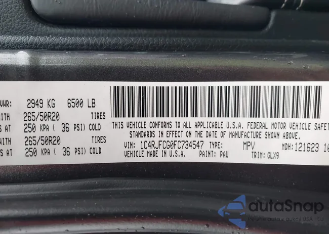 1C4RJFCG0FC734547: 42417203