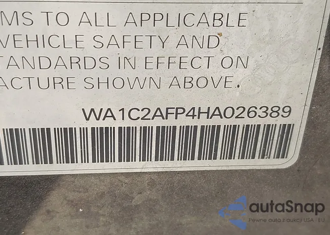 WA1C2AFP4HA026389: 42417358