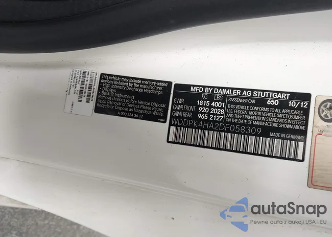 WDDPK4HA2DF058309: 42417406