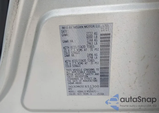 5N1CR2MN2EC651300: 42417443