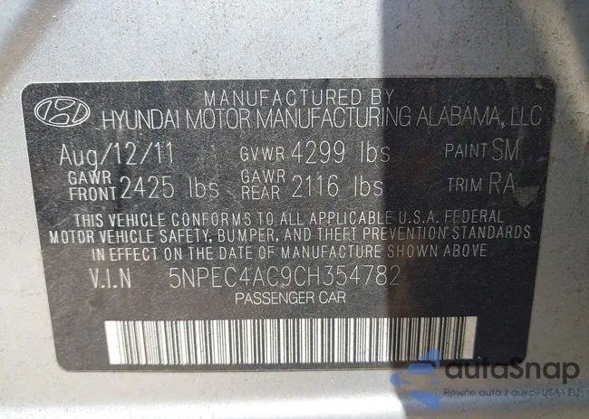 5NPEC4AC9CH354782: 42416670