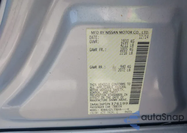 1N4AL3AP5FN376199: 42416775