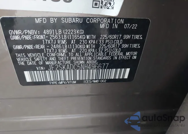 JF2SKADC5NH496677: 42416799