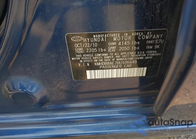 KMHDB8AE7BU106649: 42417976