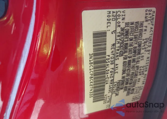 3N1BC1CP8CK274335: 42418108