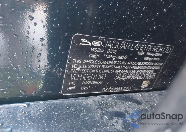 SAJBJ4BV2GCY16675: 42418128