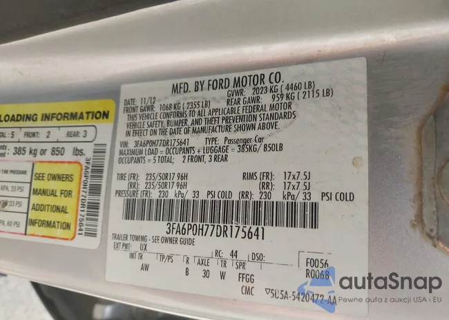 3FA6P0H77DR175641: 42418142