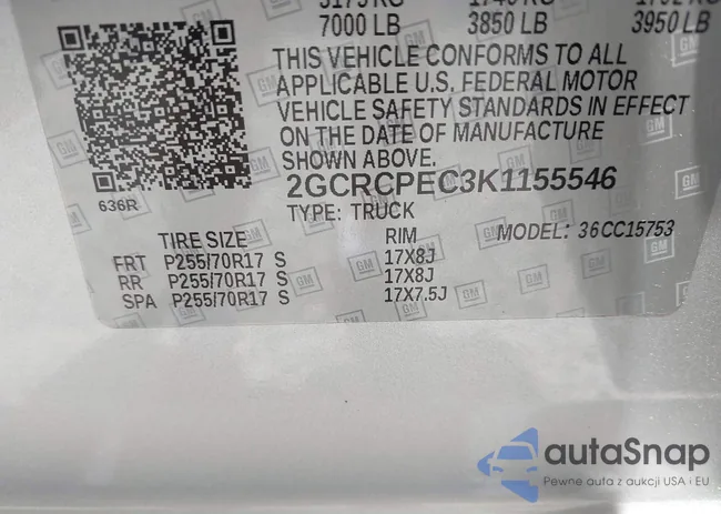 2GCRCPEC3K1155546: 42418387