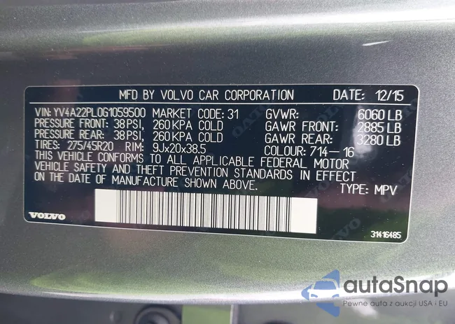 YV4A22PL0G1059500: 42417726