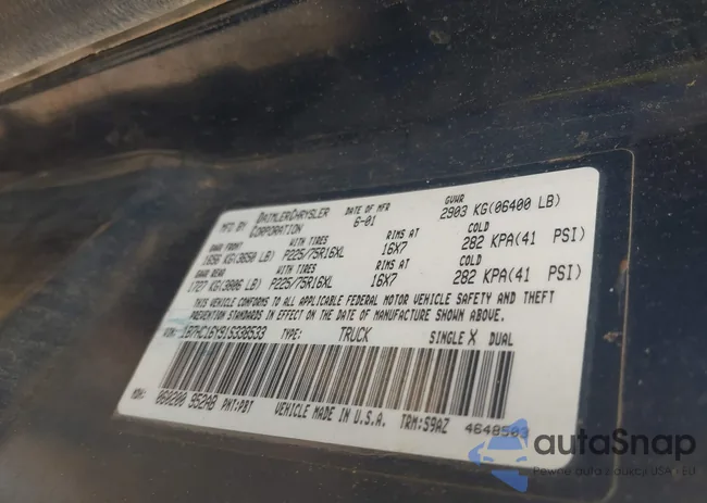 1B7HC16Y91S338533: 42418959