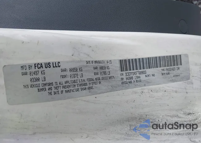 3C3CFFDR5FT689833: 42419060