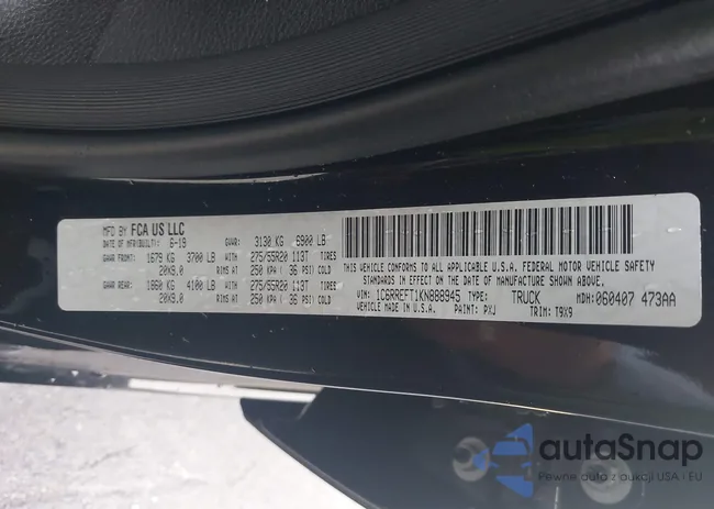 1C6RREFT1KN888945: 42419282