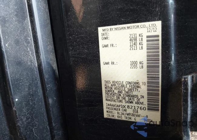 1N4AA5AP1DC821760: 42419437