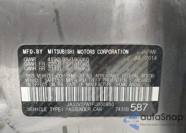 JA32V2FW1FU000980: 42419451