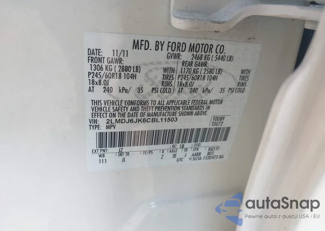 2LMDJ6JK6CBL11503: 42418489