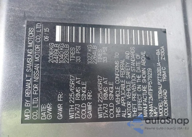 KNMAT2MT1FP579219: 42418568