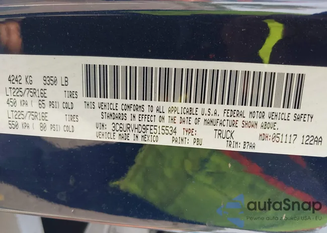 3C6URVHD9FE515534: 42418570