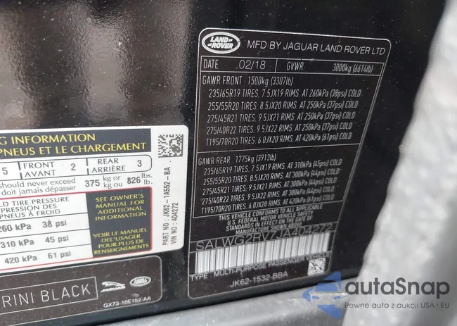 SALWG2RV7JA404272: 42418608