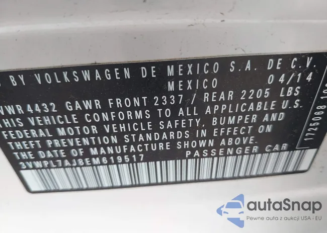 3VWPL7AJ8EM619517: 42418783