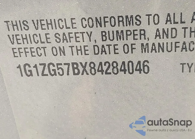 1G1ZG57BX84284046: 42419868